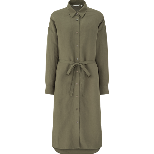 Платье-рубашка изо льна Uniqlo