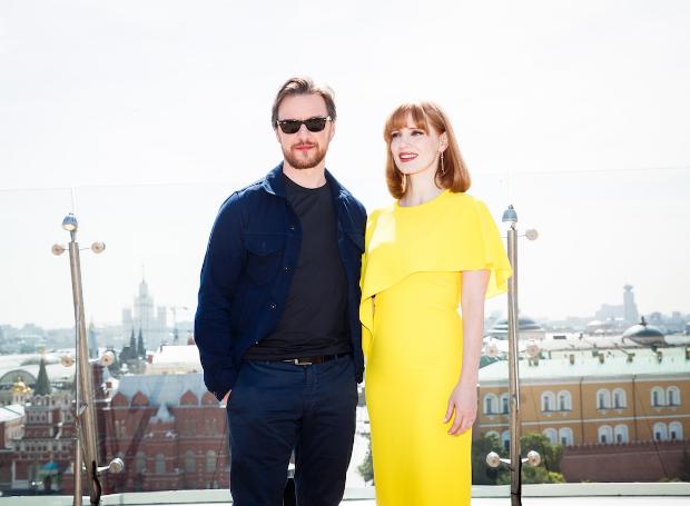 Джессика Честейн и Джеймс МакЭвой пообщались с российскими журналистами