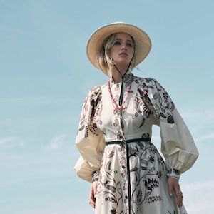 И только небо голубое: невероятная Дженнифер Лоуренс в съемке Dior