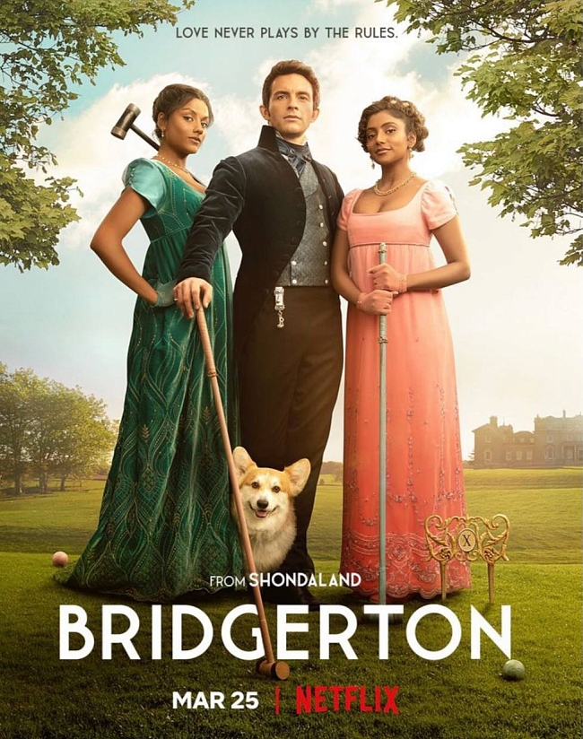 Афиша второго сезона сериала «Бриджертоны», фото: @jbayleaf фото № 1