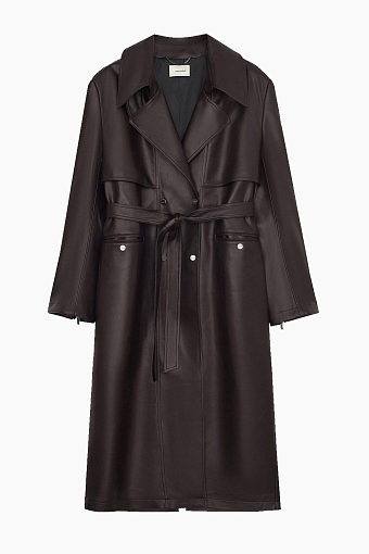 Тренч из экокожи I Am Studio, iamstudio.ru фото № 19