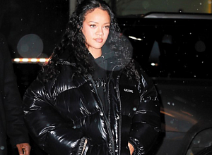Рианна надела самый модный пуховик этой зимы
