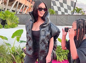 Где купить дутый жилет, как у Ким Кардашьян, интересную альтернативу пуховикам и курткам