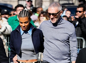 Самая модная пара Недели моды в Париже — влюбленные Тина Кунаки и Венсан Кассель