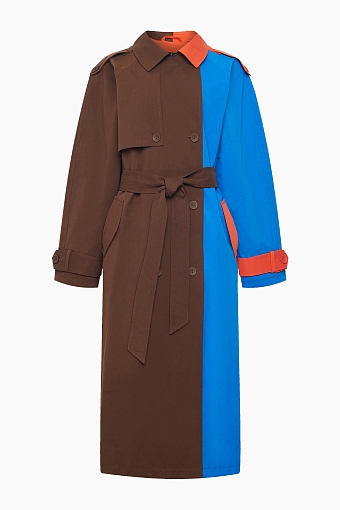 Хлопковый тренч свободного силуэта Studio 29, studio-29.ru фото № 14