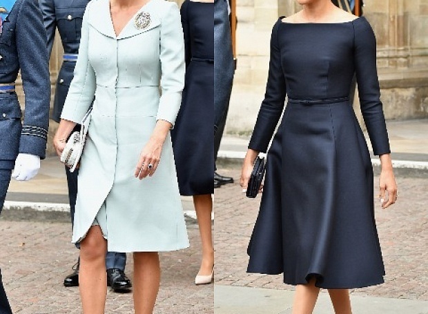 Королевская семья на службе в Вестминстерском аббатстве