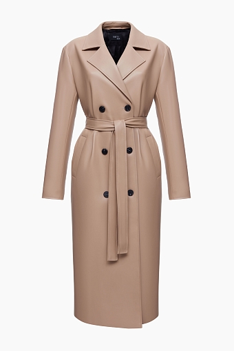 Тренч из экокожи Totti, totti-shop.ru фото № 20