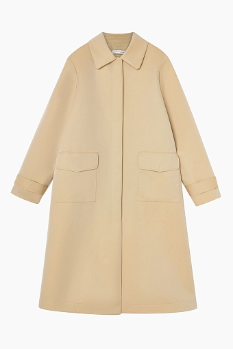 Хлопковый плащ с отложным воротником Lilit for Cocos, cocos-moscow.ru фото № 5