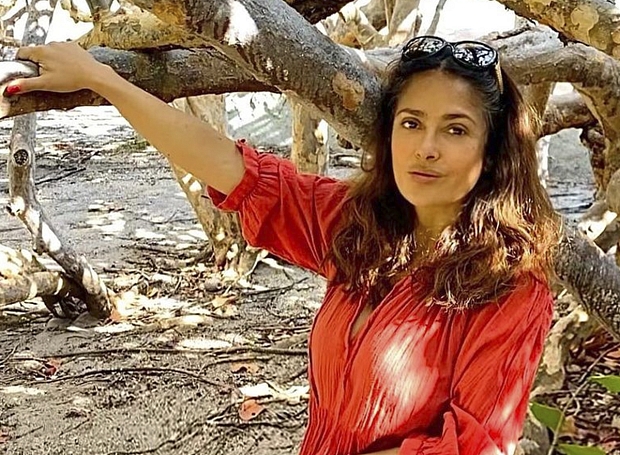 Посмотрите, как роскошно Сальма Хайек выглядит без макияжа