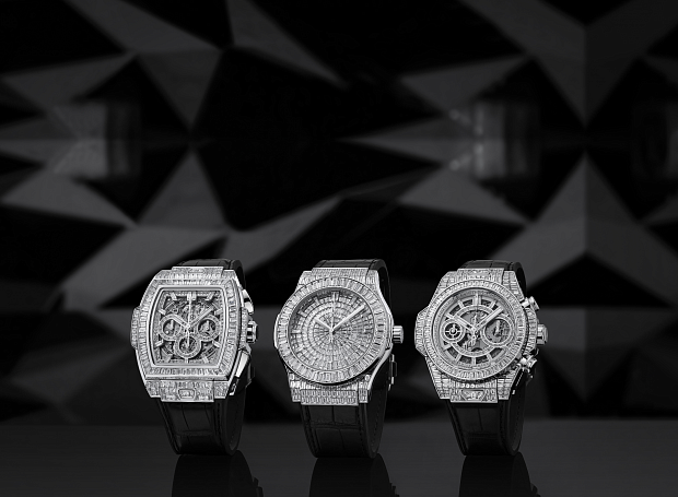 Чистое сияние трех высокоювелирных моделей часов Hublot
