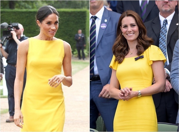 Как близнецы: 5 раз, когда Меган Маркл и Кейт Миддлтон оделись одинаково